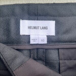Helmut Lang Wool Cropped Trousers